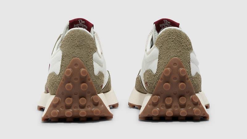New Balance 327 Camo Burgundy Back