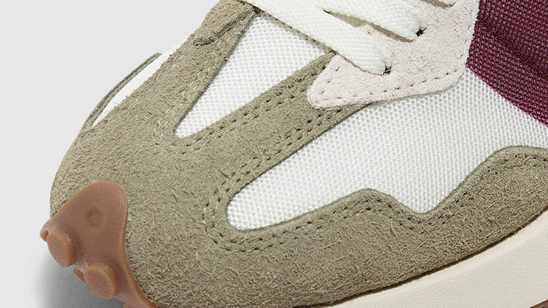 New Balance 327 Camo Burgundy Detail