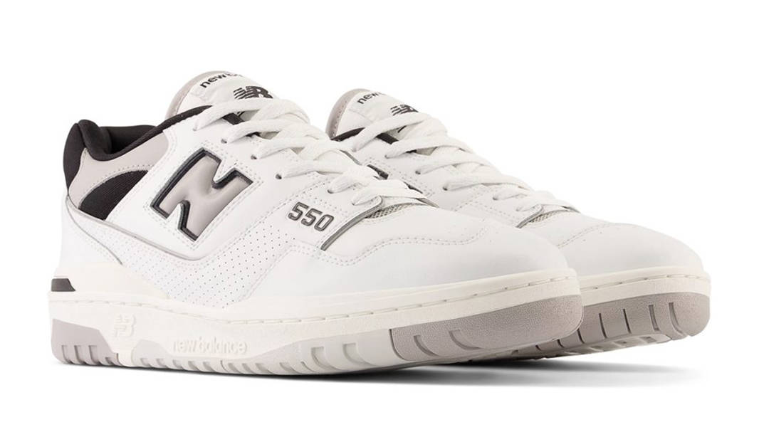 New Balance 550 Grey White Black BB550NCL Side