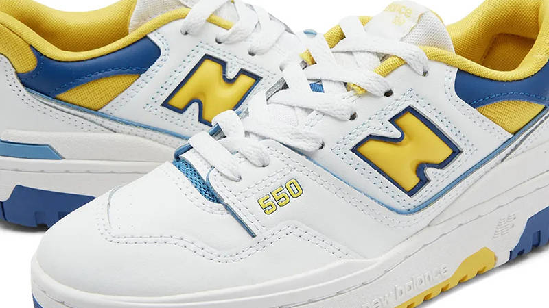 New Balance 550 GS White Honeycomb GSB550CG Detail