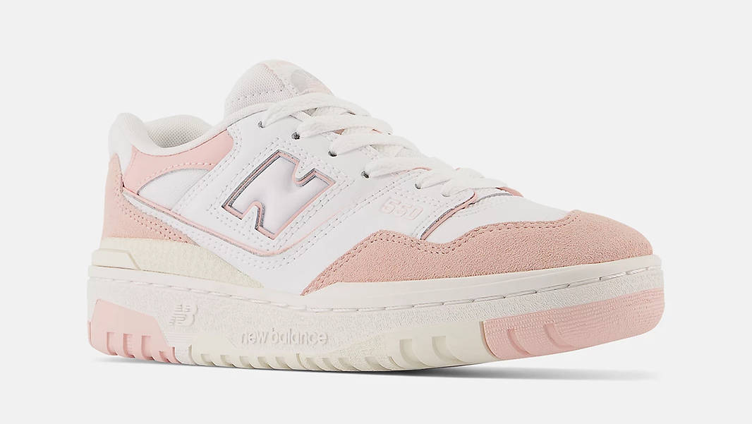 New Balance 550 GS White Pink Sand GSB550CD Side