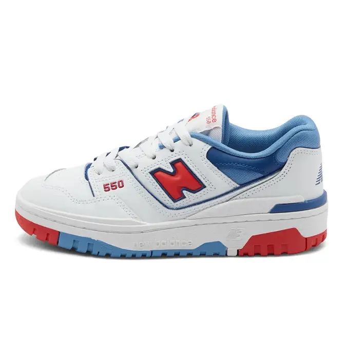 New Balance 550 GS White True Red | Where To Buy | GSB550CH | The Sole ...