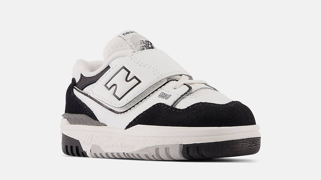 New Balance 550 Toddler White Black IHB550CA Side