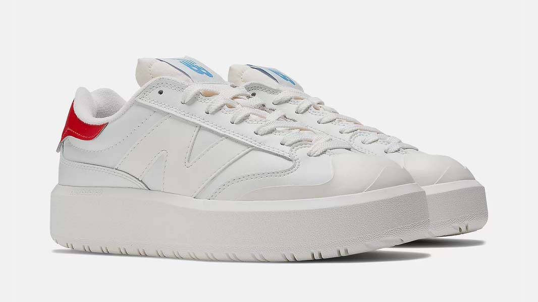 New Balance CT302 White True Red Front