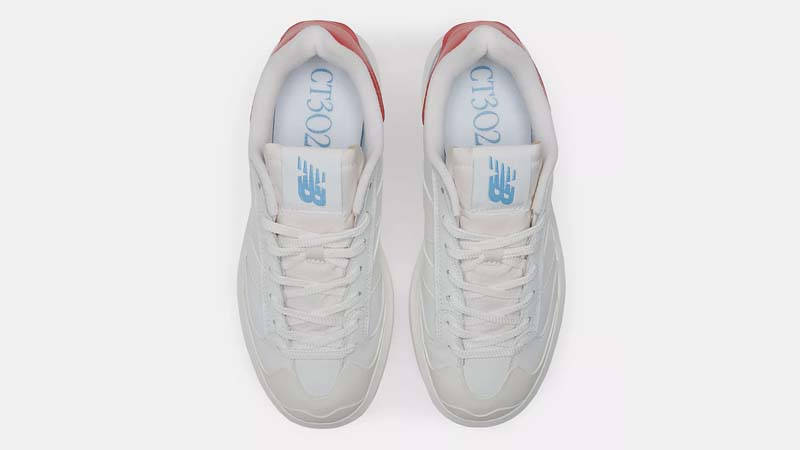 New Balance CT302 White True Red Middle