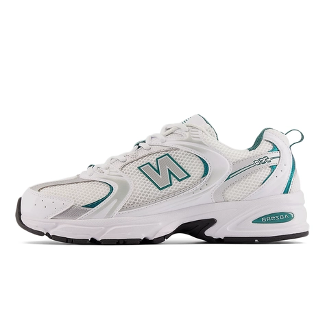 New Balance White Silver Teal MR530AB