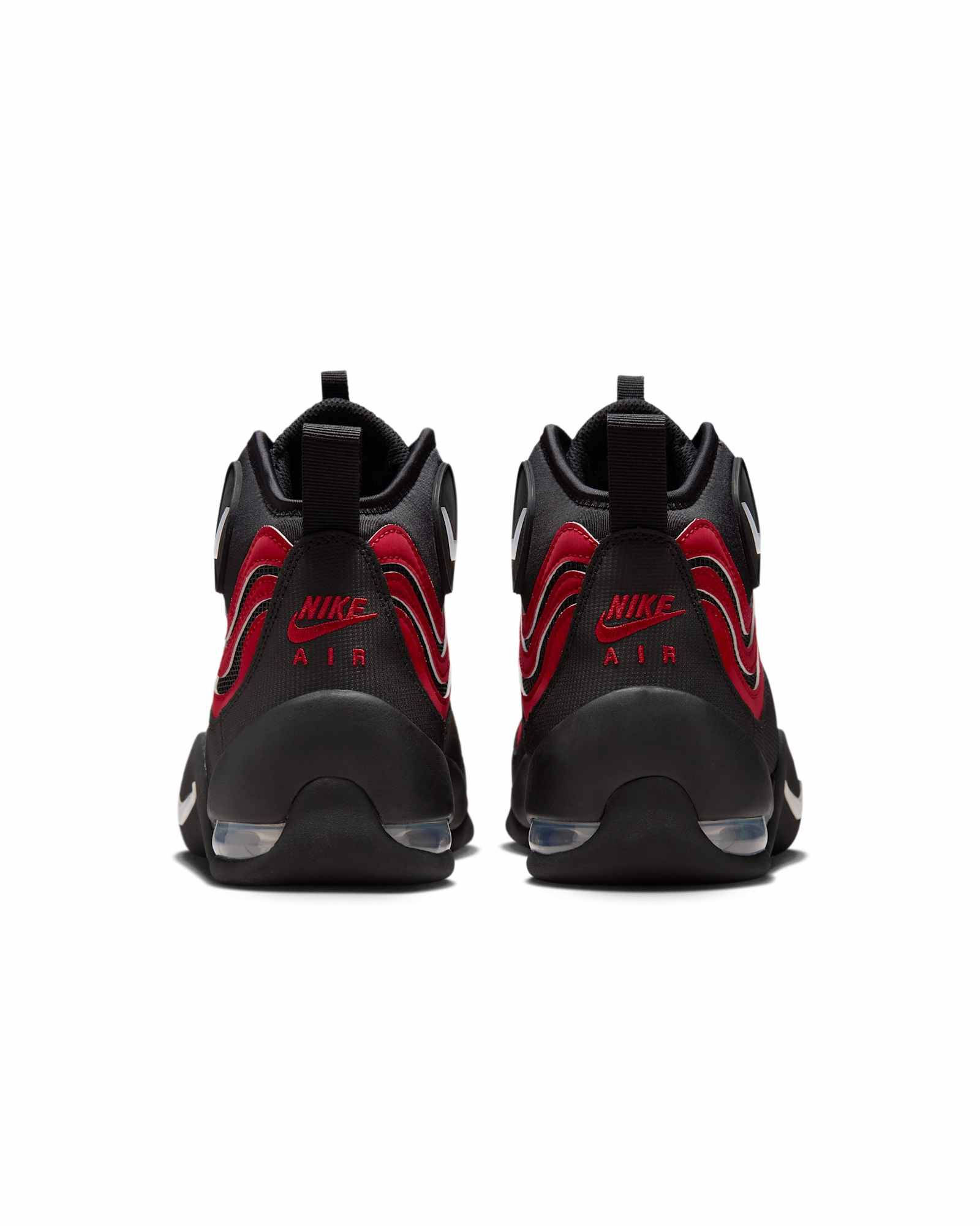 Nike Air Bakin Red Black back