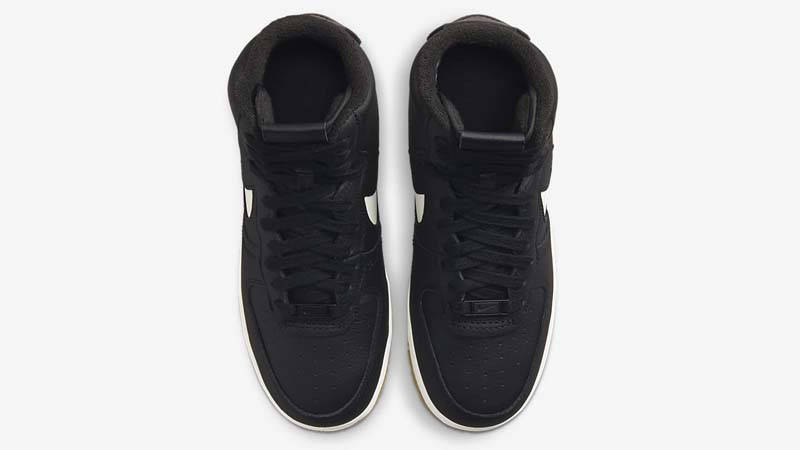 Nike Air Force 1 High Sculpt Black Sail Gum Middle