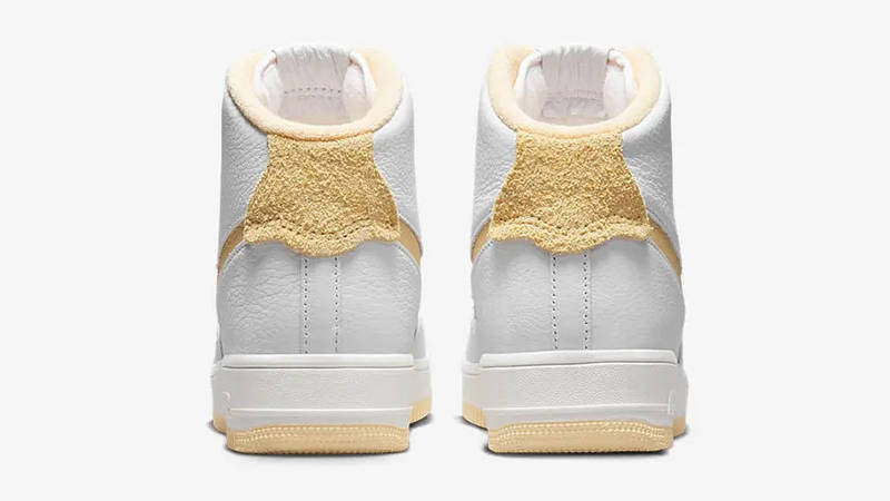 Nike Air Force 1 High Sculpt White Team Gold DV7454-100 Back