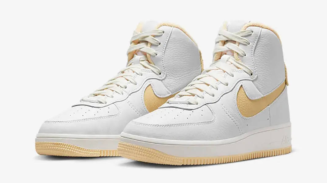 Nike Air Force High Sculpt White Team Gold Where To Buy