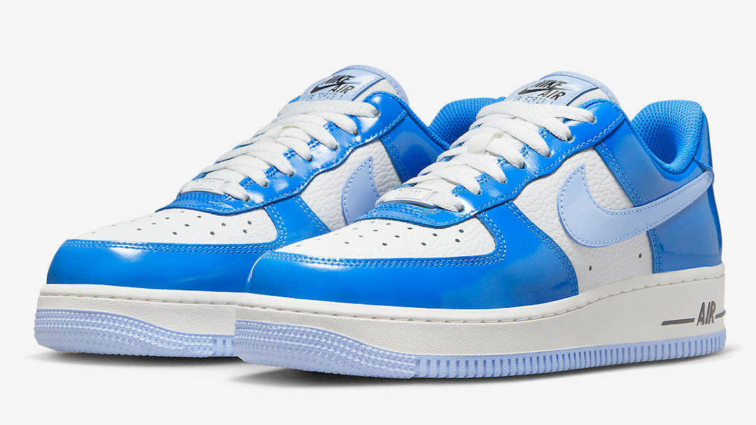 Nike Air Force 1 Low Blue Patent FJ4801-400 Side
