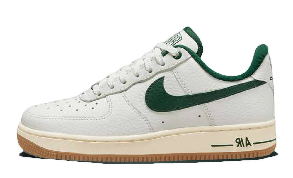 nike air force 1 white green