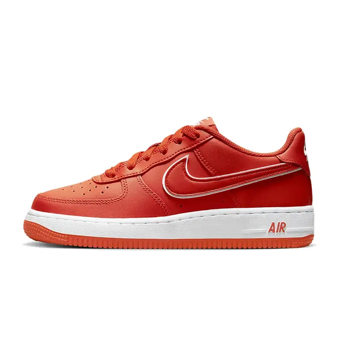 Nike Air Force 1 Low GS Picante Red White | Where To Buy | DX5805-600 ...