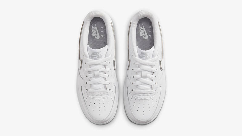 Nike Air Force 1 Low GS White Wolf Grey DX5805-100 Top