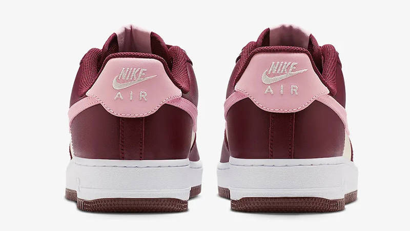 Nike Air Force 1 Low Valentine’s Day Maroon FD9925-161 Back