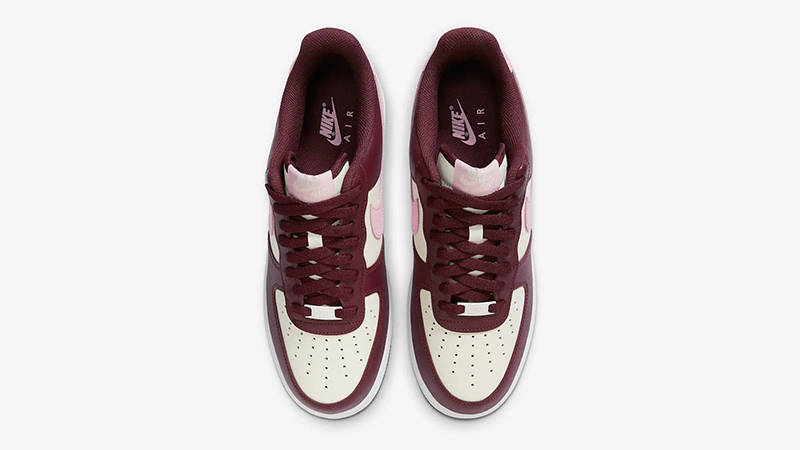 Nike Air Force 1 Low Valentine’s Day Maroon FD9925-161 Top