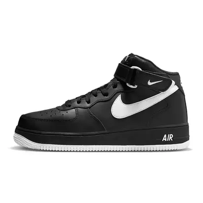 Nike Air Force 1 Mid Black White | Where To Buy | DV0806-001 | The Sole ...
