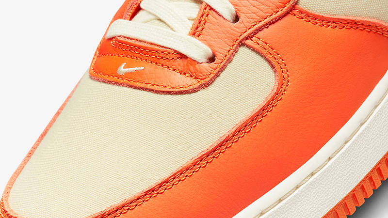 Nike Air Force 1 Mid NBHD Team Gold Orange FB2036-700 Detail