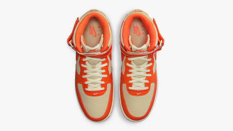 Nike Air Force 1 Mid NBHD Team Gold Orange FB2036-700 Top