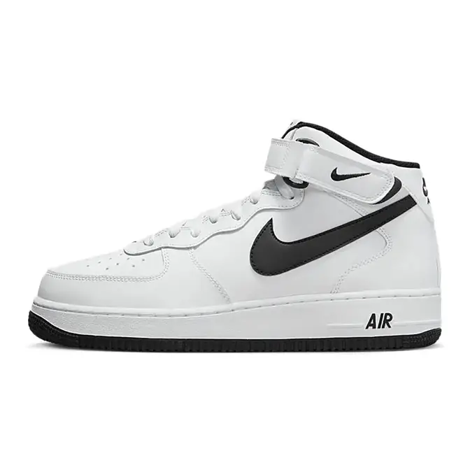 Nike Air Force 1 Mid White Black | Where To Buy | DV0806-101 | The Sole ...