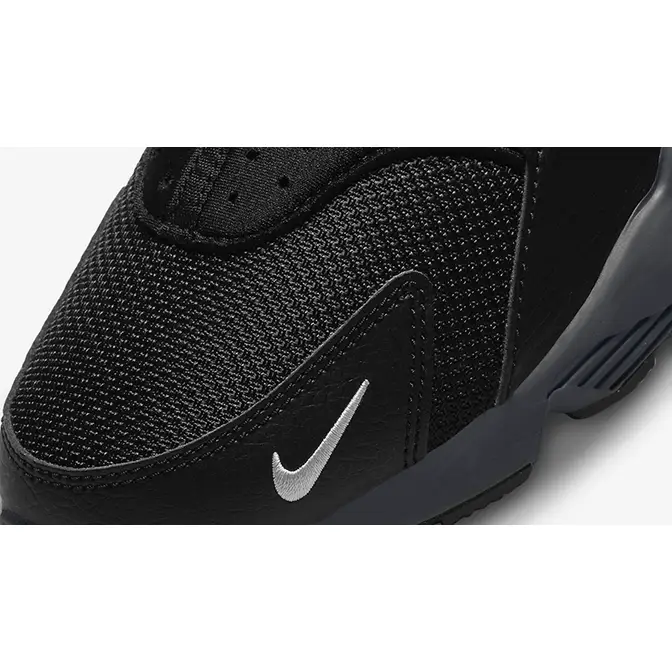 Nike Air Huarache Black Blue Iridescent FD0656-001 Detail
