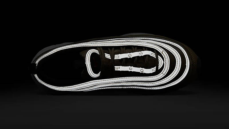 Nike Air Max 97 GS Gold Bullet 918890-700 in dark