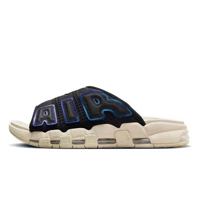 Nike Air More Uptempo Slide Gradient Blue Black | Where To Buy