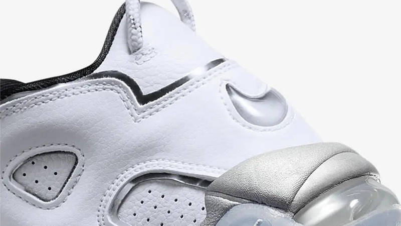 uptempo silver and white