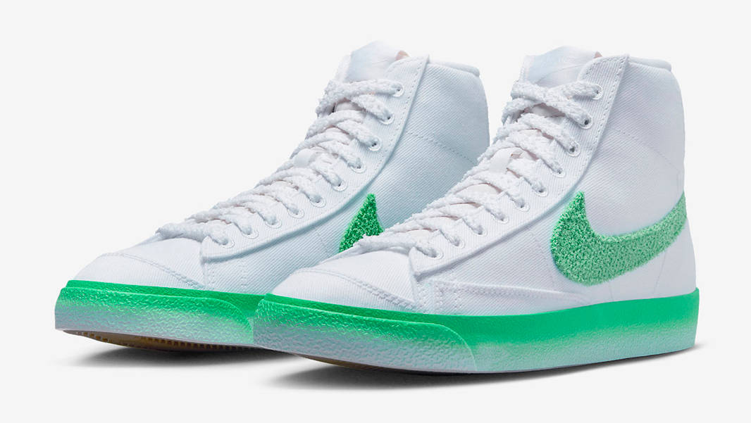 Nike Blazer Mid Green Fade FJ4547-100 Side