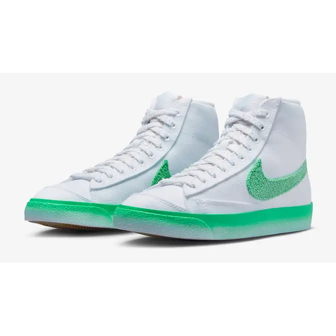 Nike Blazer Mid Green Fade FJ4547-100 Side