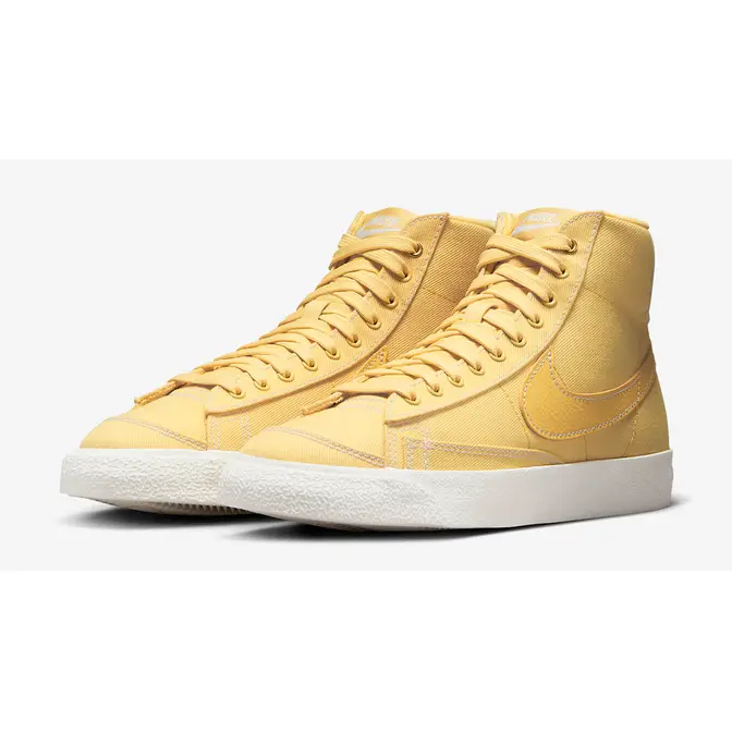 Nike Blazer Mid Yellow Canvas | Where To Buy | DX5550-700 | The Sole ...