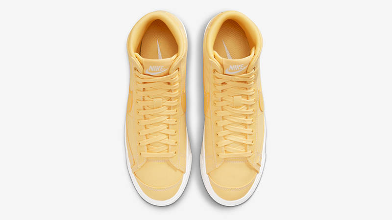 Nike Blazer Mid Yellow Canvas DX5550-700 Top