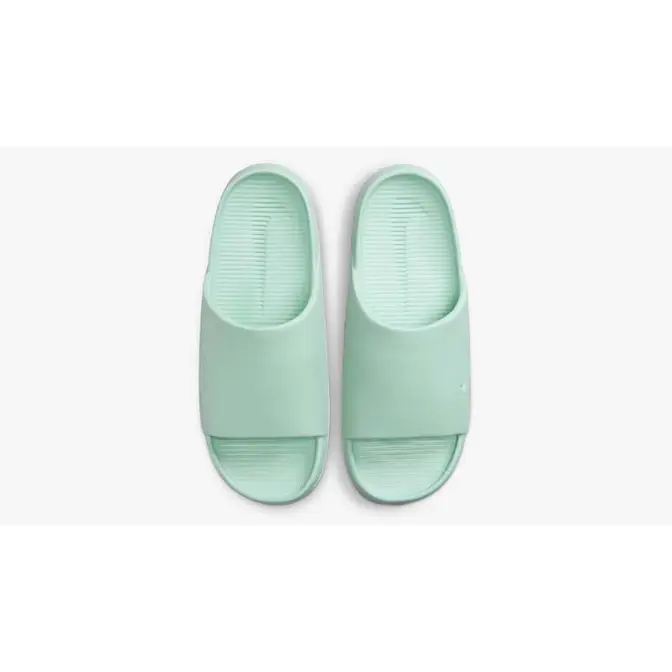 Nike slides cheap mint green