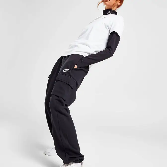 mens nike fleece cargo joggers
