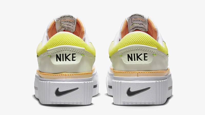 Nike Court Legacy Lift Opti Yellow Green FD0872-100 Back