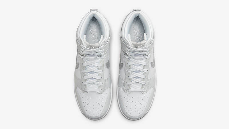 Nike Dunk High Silver Swoosh FJ4578-100 Top