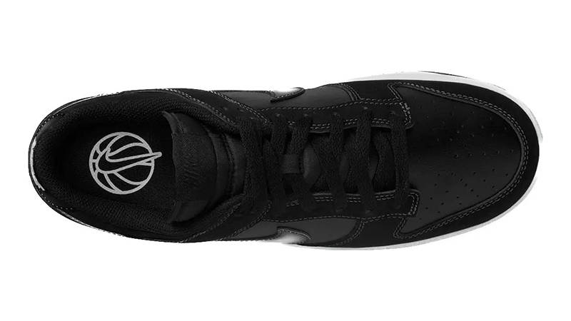 Nike Dunk Low Airbrushed Black White FD6923-001 Top