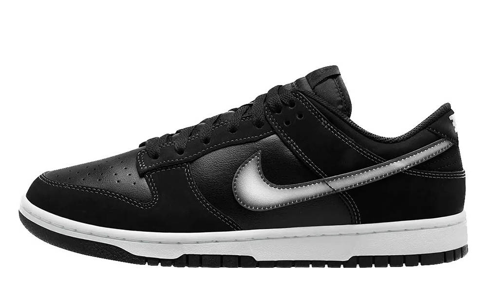 Nike Dunk Low Airbrushed Black White