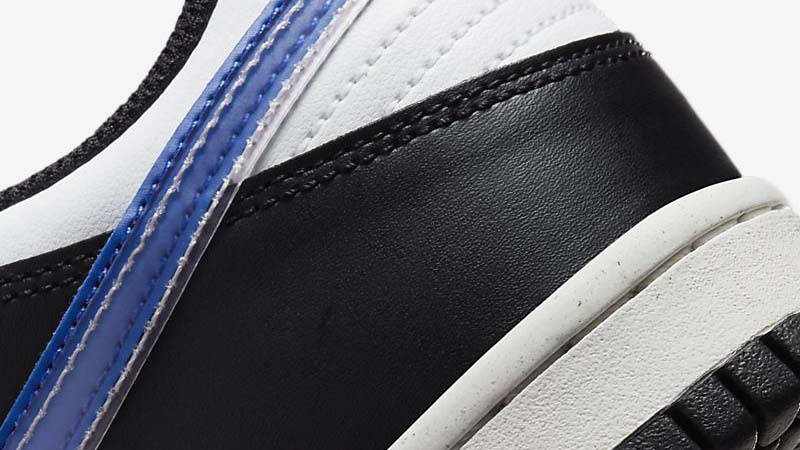 Nike Dunk Low GS Next Nature TPU Swoosh Closeup
