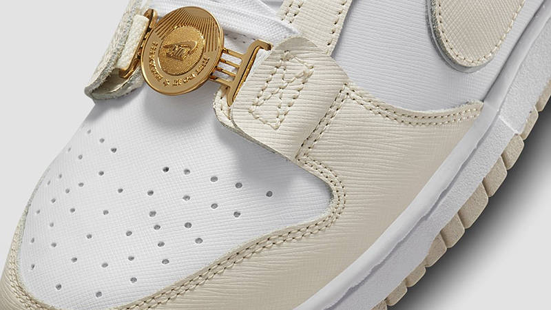 Nike Dunk Low Just Do It White Sail DV1160-100 Detail 2