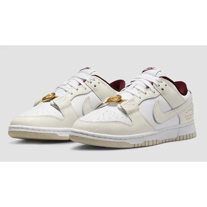 Nike Dunk Low Just Do It White Sail | Where To Buy | DV1160-100 | The ...