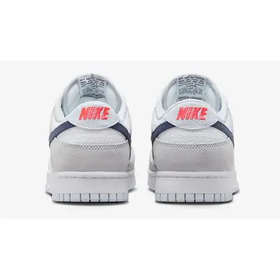 Nike Dunk Low Mini Swoosh Grey Navy FJ4227-001 Back