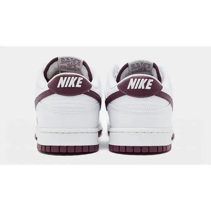 Nike Dunk Low White Night Maroon | Where To Buy | DV0831-102 | The Sole ...