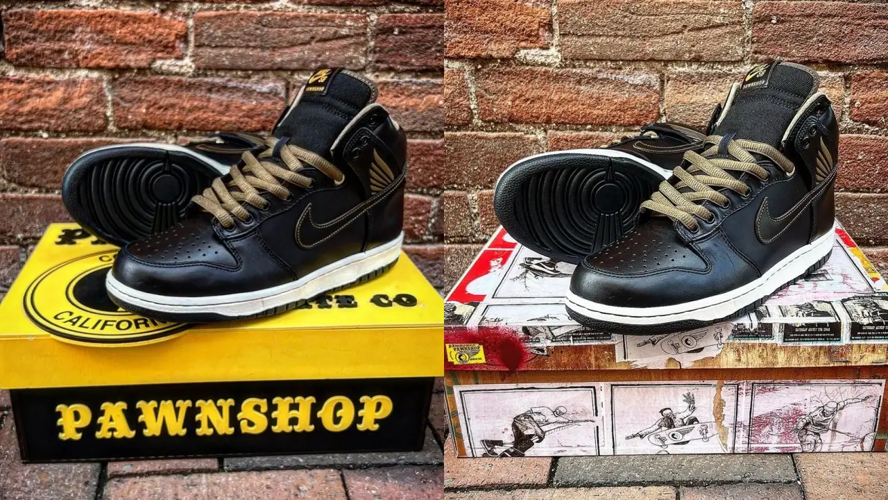 The Pawnshop x Nike SB Dunk High is Inspired by Work Boots | The