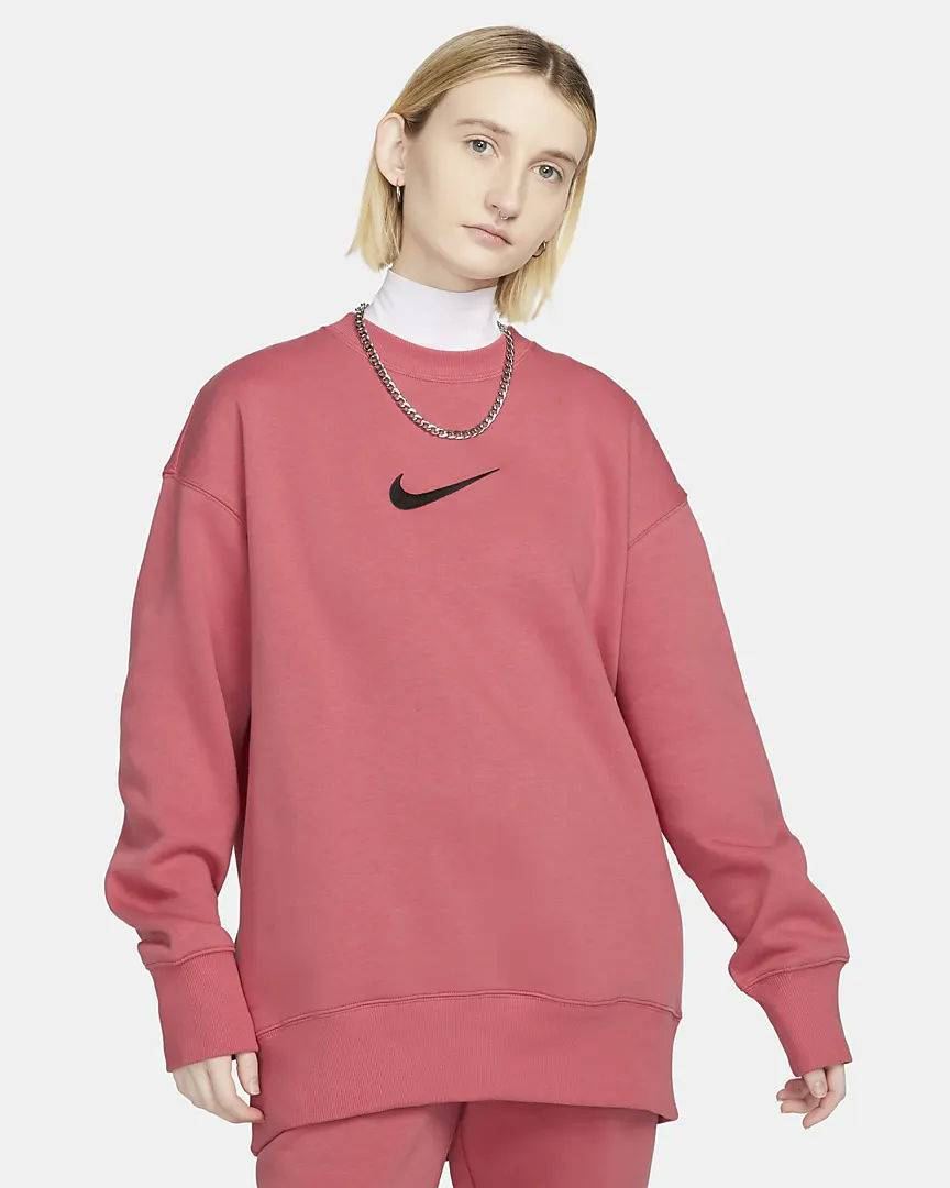 Nike Sportswear Phoenix Fleece Oversized Fleece Sweatshirt, Where To Buy, FD1128-294