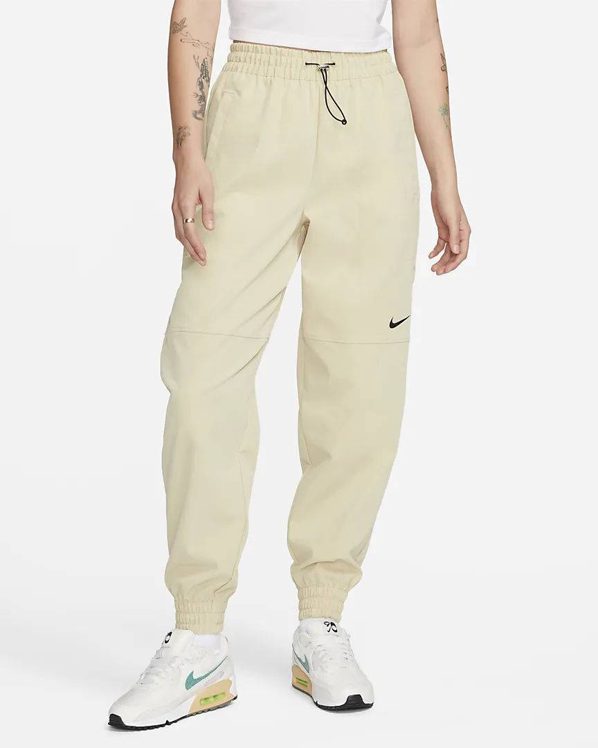 Nike Sportswear Swoosh Woven Trousers - Team Gold | The Sole Supplier