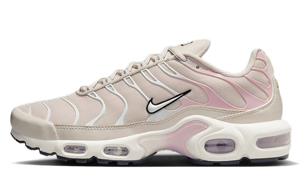 womens pink and white tns