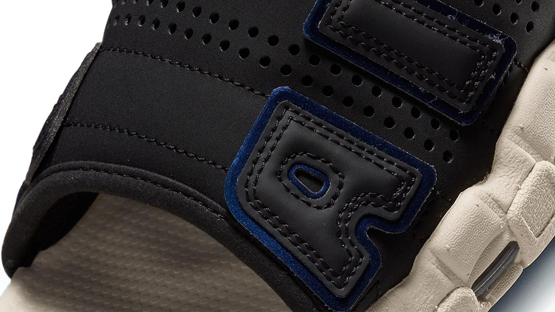 Nike Air More Uptempo Slide Gradient Blue Black