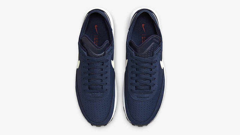 Nike Waffle One Leather Midnight Navy DX9428-400 Top