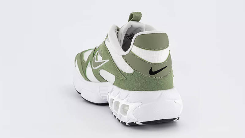 Nike Zoom Air Fire Oil Green White Silver Back
